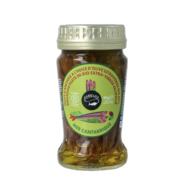 Filetes de anchoa Fish 4 Ever en aceite de oliva 95 g
