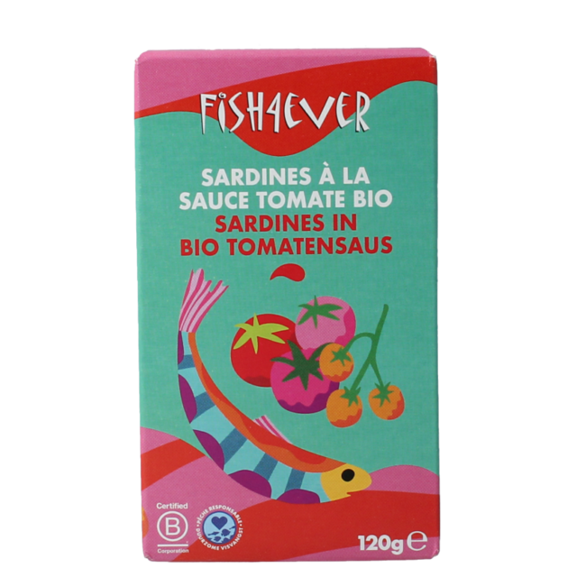 Fish 4 Ever Sardinas en salsa de tomate 120 g