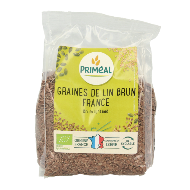 Primeal Leinsamen braun bio 250 Gramm