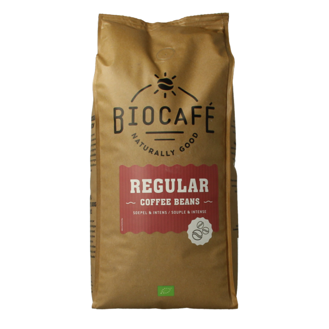 Biocafe Koffiebonen regular bio 1 Kilogram