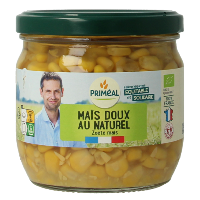 Organic Canned Sweetcorn 330g