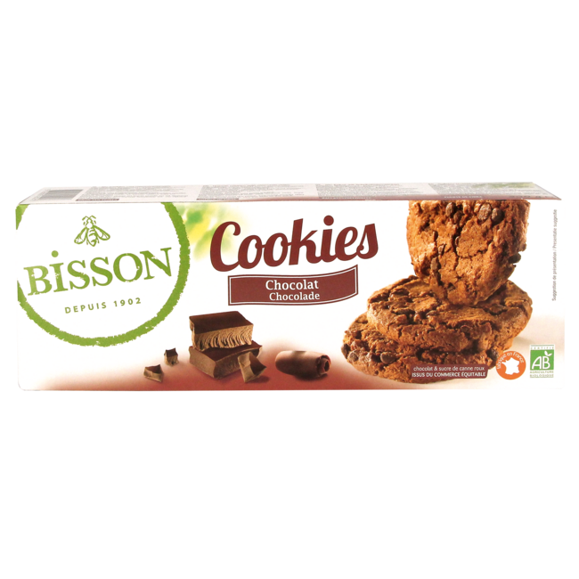 Bisson Galletas de chocolate con trozos de chocolate negro bio 200 g