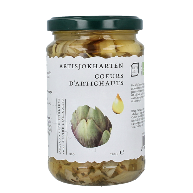 Organic Artichoke Hearts 280g