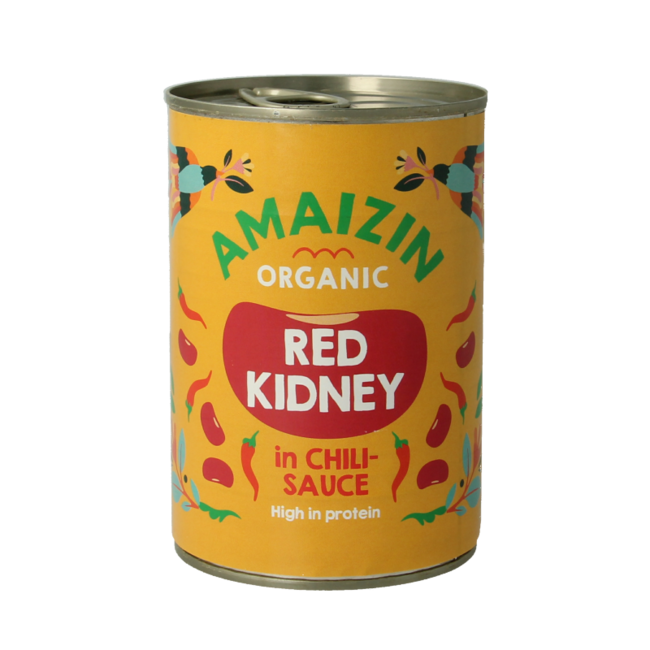 Organic Red Kidney Beans in Chilli Sauce 400g