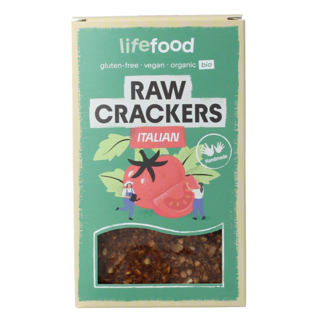 Lifefood Life Crackers Włoskie surowe bio 90 Gram