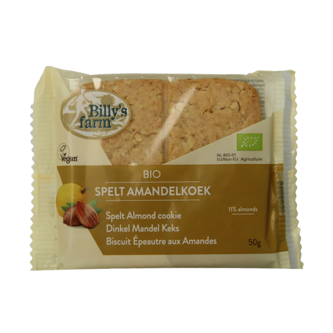Galletas de espelta y almendras bio 50 gramos