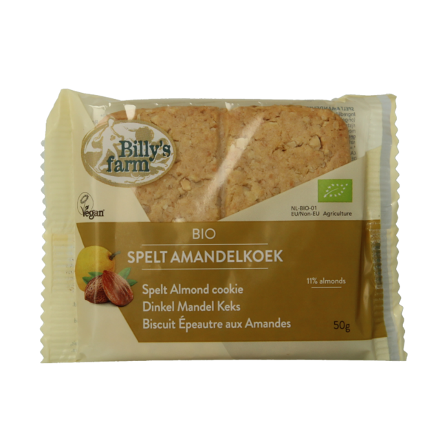 Organic spelt almond cookies 50 Gram