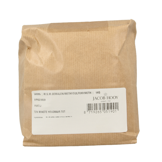 Jacob Hooy MSM Ground Methylsulfonylmethane 1kg