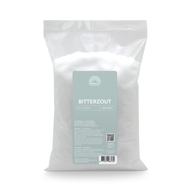 Sal de Epsom sulfato de magnesio 1 kg