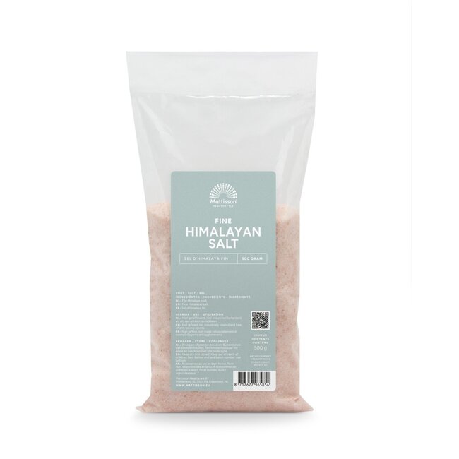 Sal del Himalaya fina bolsa de recarga 500 g