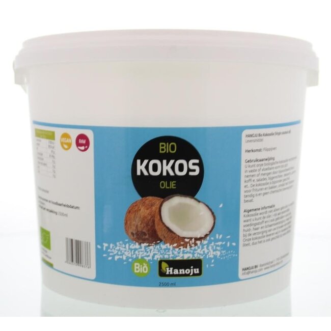 Hanoju Bio-Kokosöl nativ 2500 Milliliter