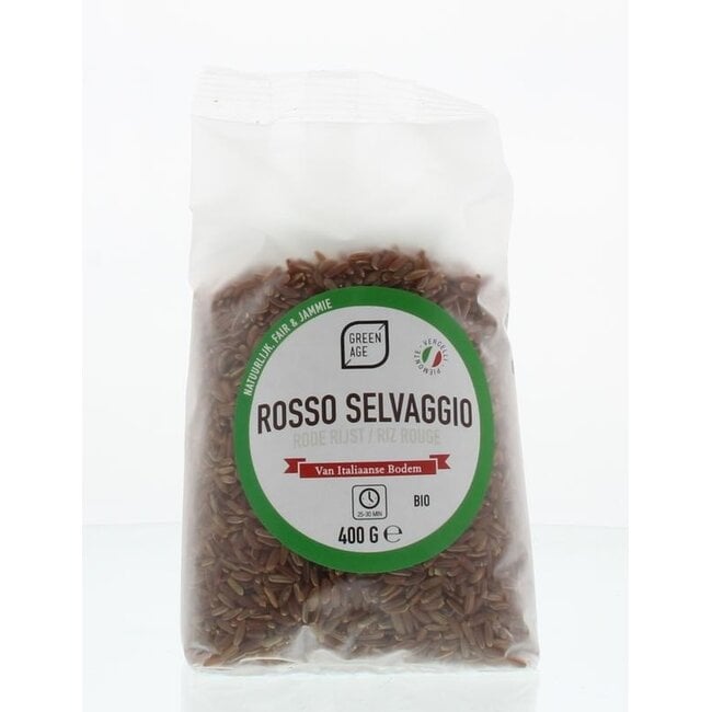 Riz rouge rosso selvaggio bio 400 g