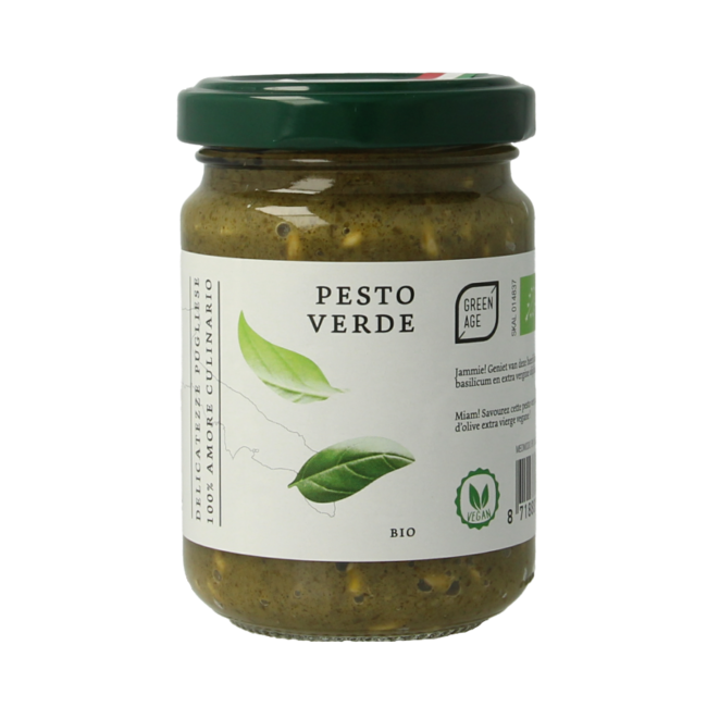 Greenage Groene pesto bio 140 Gram
