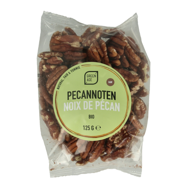 Noci Pecan crude biologiche 125 Grammi