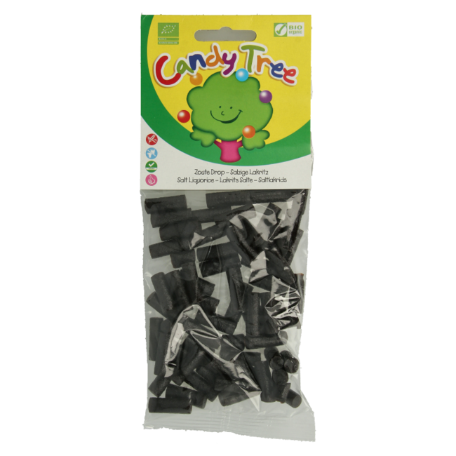 Candy Tree Dropjes słone bezglutenowe bio 100 Gramów