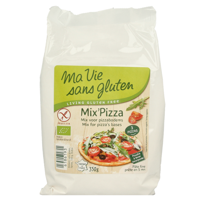 Ma Vie Sans Mezcla para bases de pizza sin gluten bio 350 g