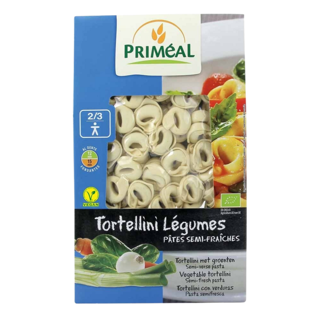 Primeal Tortellini alle Verdure Biologiche 250 Grammi