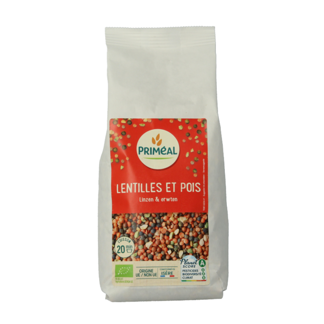 Primeal Linsen- und Kichererbsenmischung Bio 500 Gramm