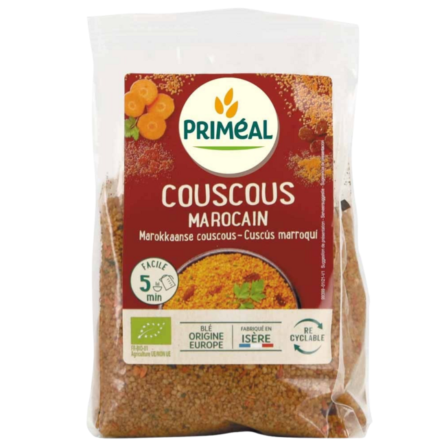 Primeal Couscous Marokkaans bio 300 Gram