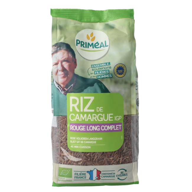 Primeal Organic Red Camargue Rice 500g