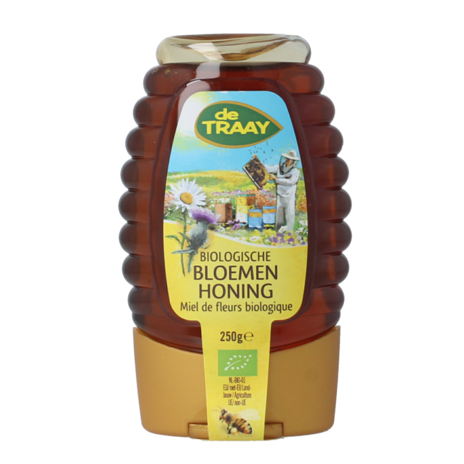 Miel de fleurs bio flacon souple 250 g