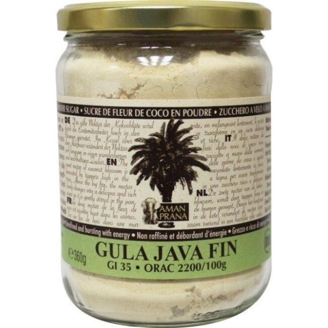 Amanprana Gula Java Fin Bio 360 gramos