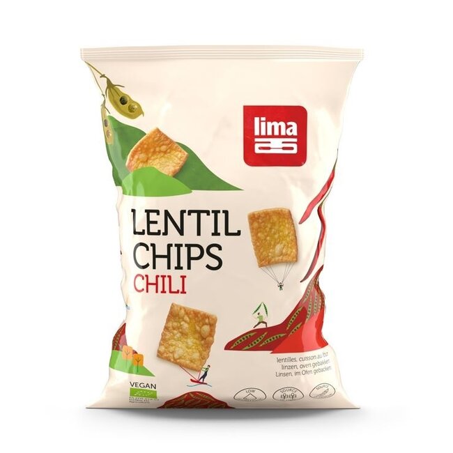 Chips de lentilles Lima piment bio 90 g