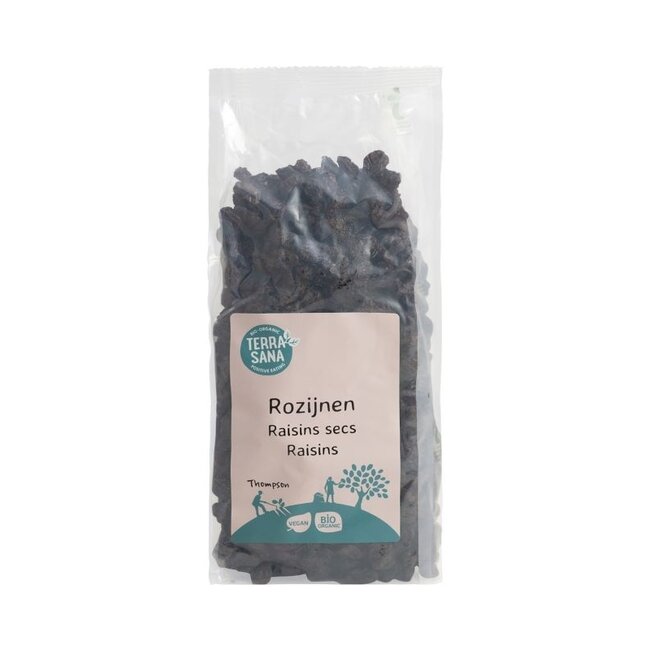 TerraSana RAW Rodzynki Blue Thompson Bio 500 Gram