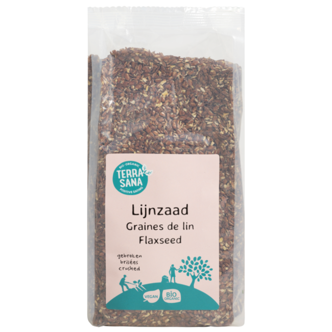 Semillas de lino trituradas RAW bio 400 g