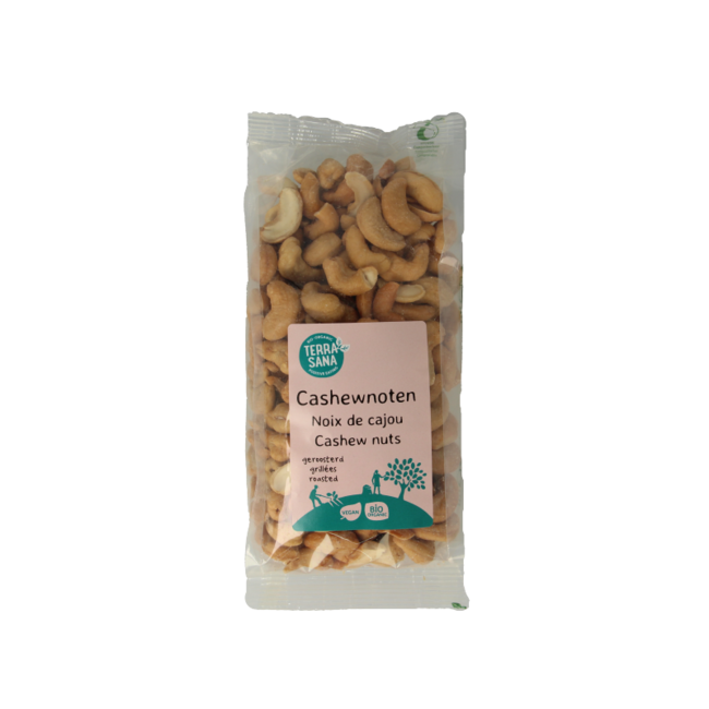 Anacardos tostados sin sal ecológicos TerraSana 250 g