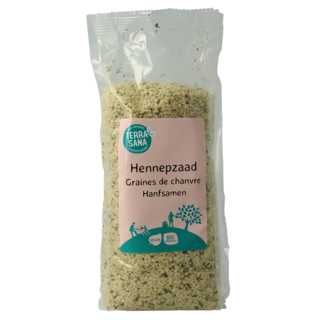 RAW Shelled Hemp Seeds Organic 500g
