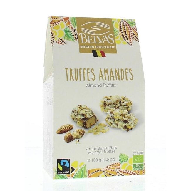 Belvas Organic Almond Truffles 100 Gram