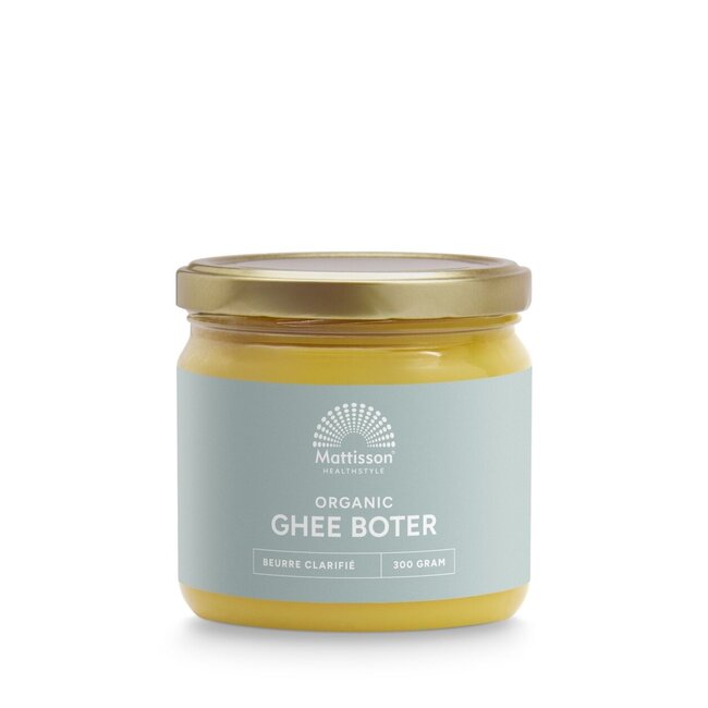 Mattisson Ghee geklärte Butter Bio 300 Gramm