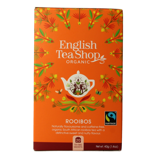 English Tea Shop Rooibos Biologico 20 Bustine