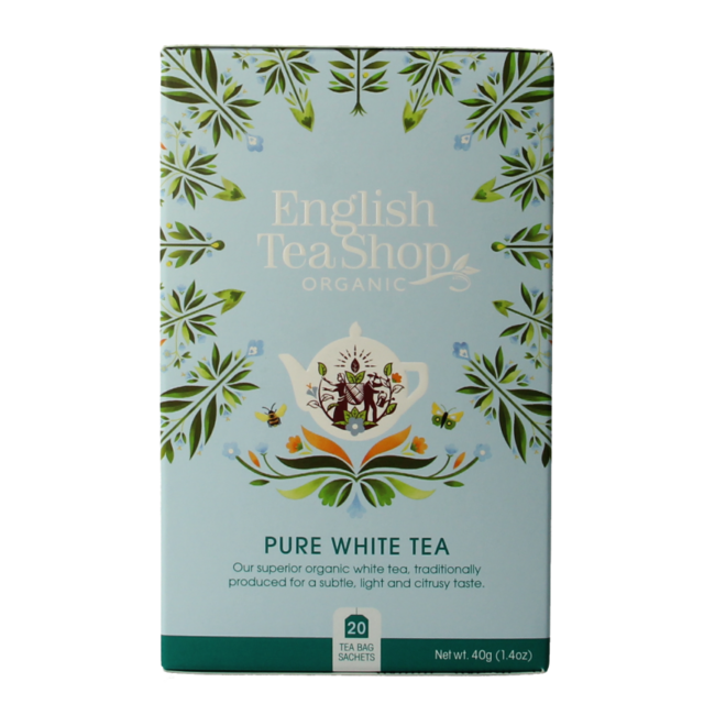 English Tea Shop Té Blanco Bio 20 Bolsitas