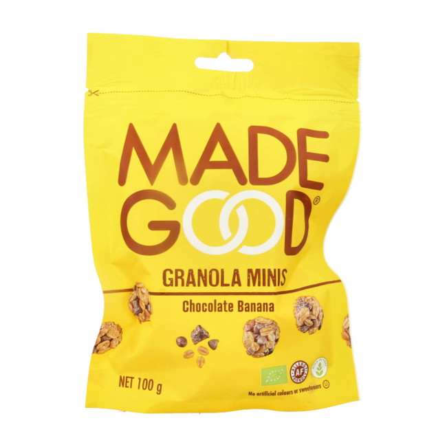 Made Good Organic Chocolate Banana Granola Minis 100g