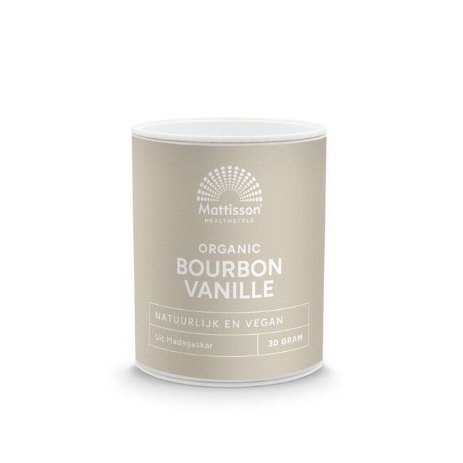 Mattisson Organic Bourbon Vanilla Powder 30g
