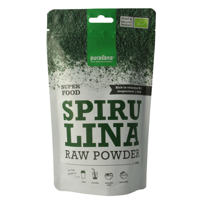 Organic vegan spirulina powder 200g