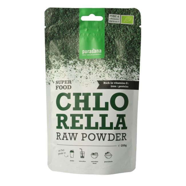 Purasana Organic Vegan Chlorella Powder 200g