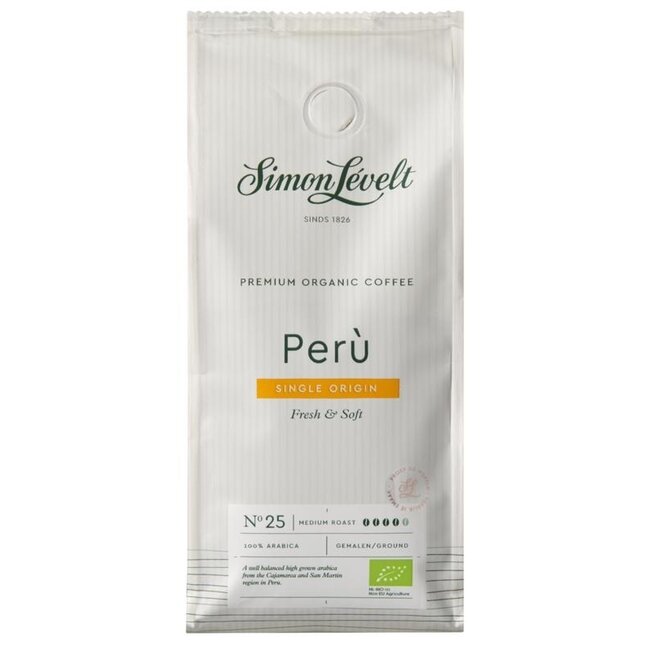 Simon Lévelt Café organico Pérou Tunki mouture filtre bio 250 g