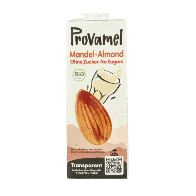 Bevanda di mandorle non zuccherata bio 1 Litro