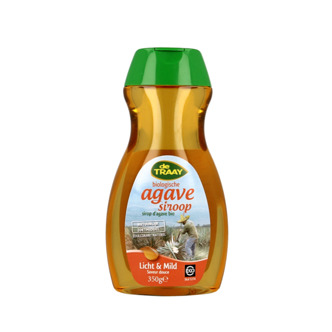 Syrop z Agawy Traay, jasny i łagodny, bio, 350 gramów