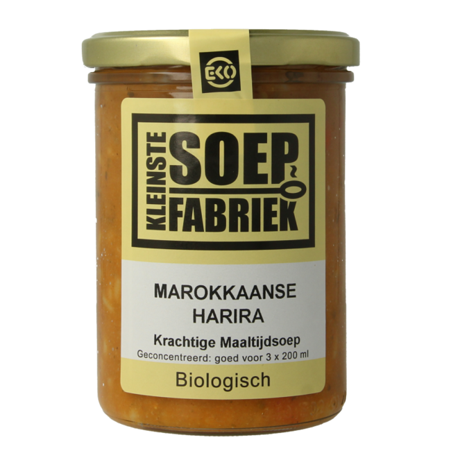 Zuppa pasto marocchina Harira, biologica e nutriente, 400 Millilitri