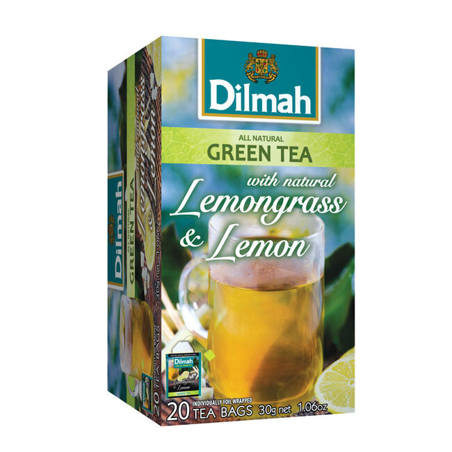 Tè Verde Dilmah con Citronella e Limone 20 Bustine