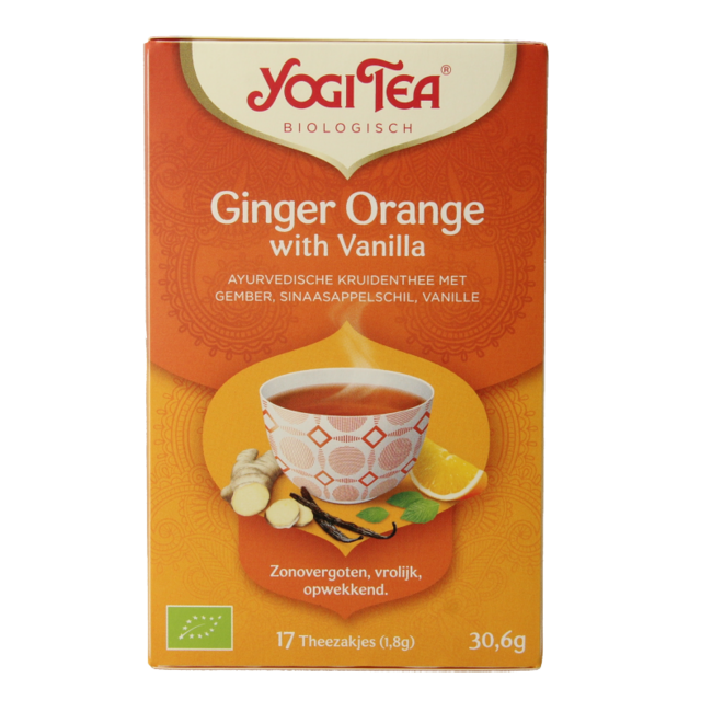 Jengibre naranja vainilla bio 17 bolsitas