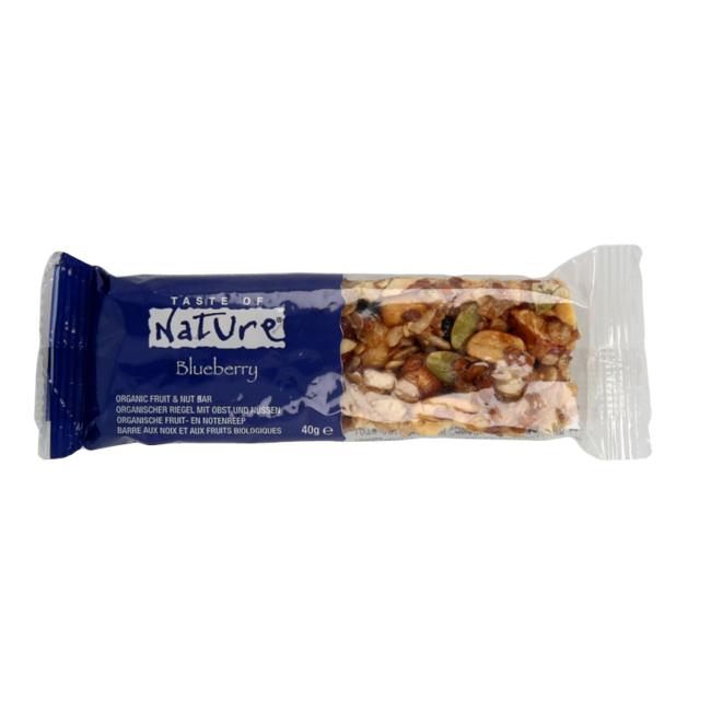 Taste Of Nature Blueberry granenreep bio 40 Gram