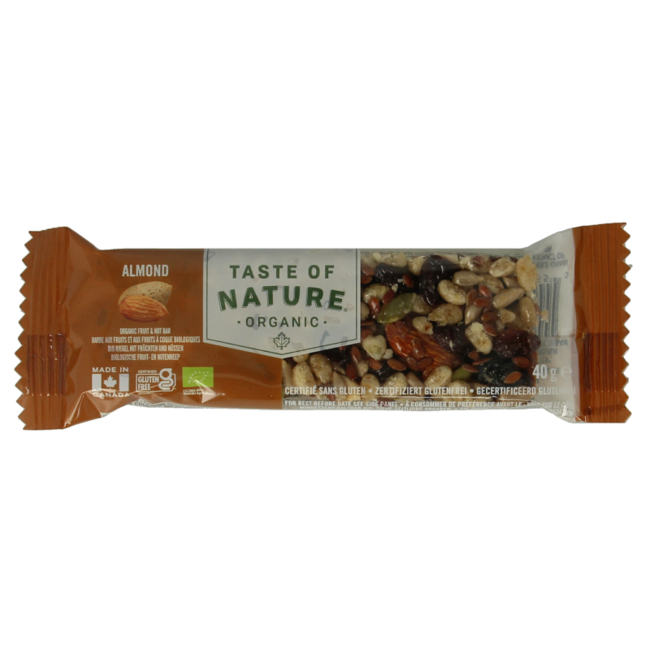 Organic Almond Cereal Bar 40g