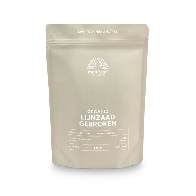 Mattisson Semillas de lino trituradas omega 3 bio 300 g