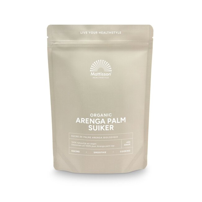 Sucre de palmier Arenga bio Mattisson 450 g