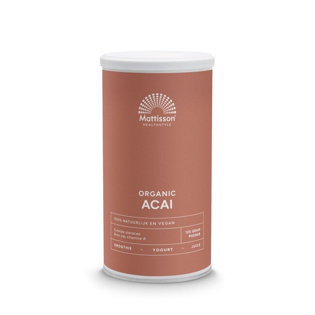 Acai Pulver Euterpe oleracea Bio 125 Gramm